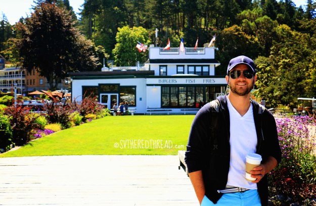 Roche Harbor_Neil @ Lime Kilm Cafe