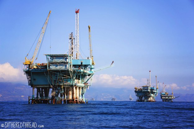 #Santa Barbara Channel_Oil rigs