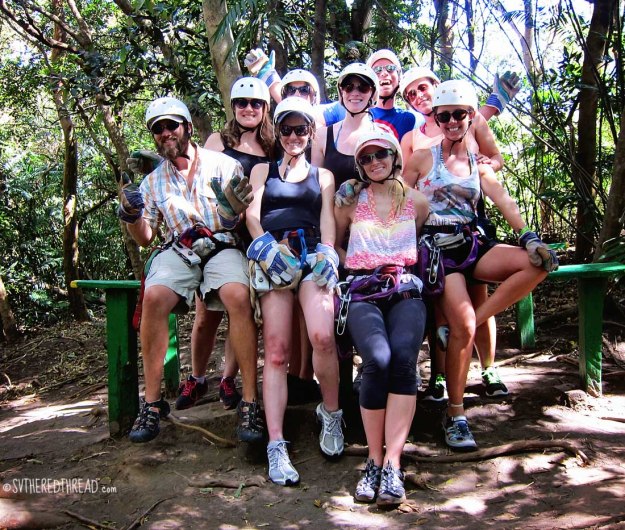 #Amy's 30th_Zipline crew