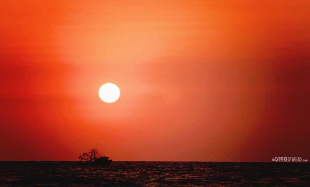 #Passage to CR_Fishermen at sunset