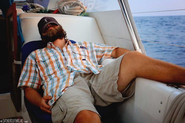 #Passage to CR_Neil snoozing