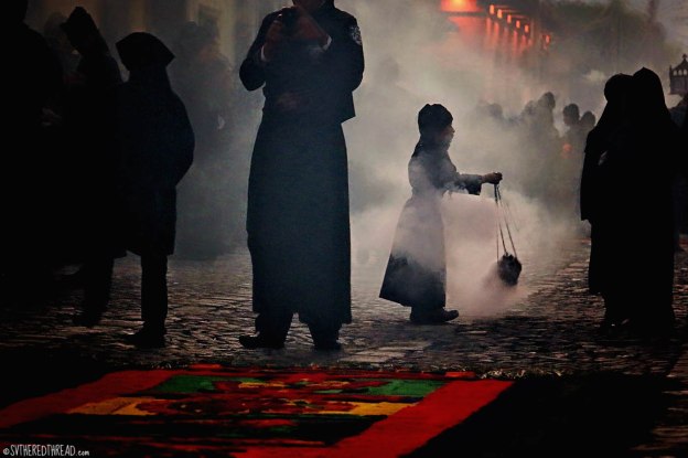 #Antigua_Semana Santa_Baptized by the embers