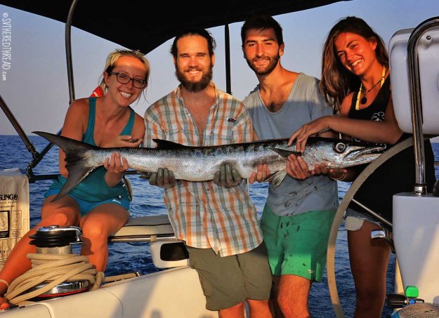 #Passage to Puesta del Sol_Big barracuda + crew