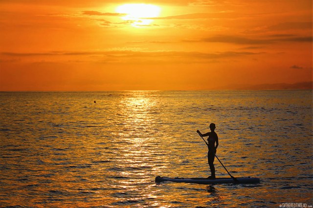 #Roca Bajo_Jessie sunset paddleboarding4
