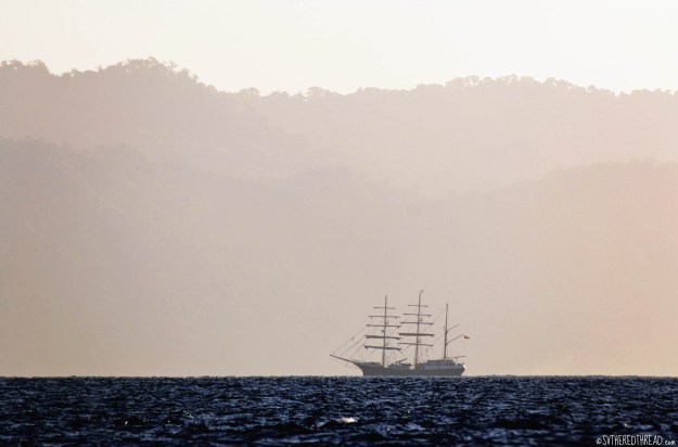 #Golfito, CR to Punta Balsa, Pan_Tallship at dawn
