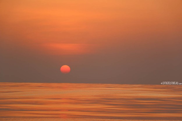 L#Passage to Galapagos_Sunrise becalmed