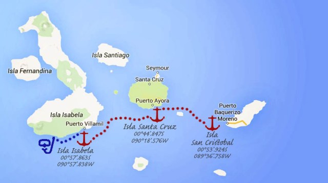 #Galapagos Isla Isabela_map