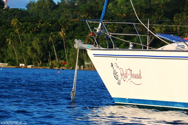 #bora bora_red thread at anchor