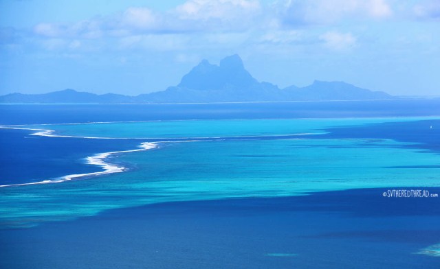 #Raiatea_Bora Bora on the horizon