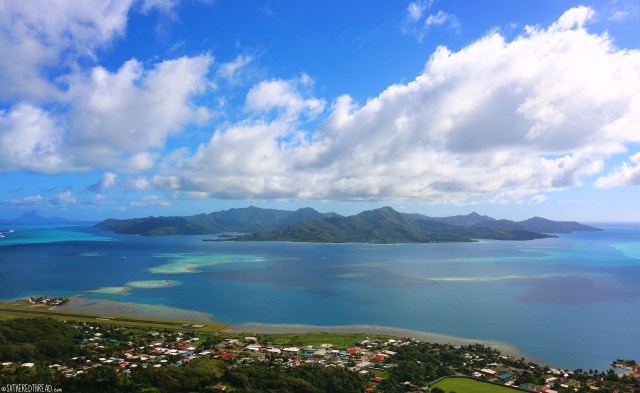 #Raiatea_Tapioi view of Tahaa